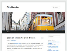 Tablet Screenshot of dirkbaecker.com